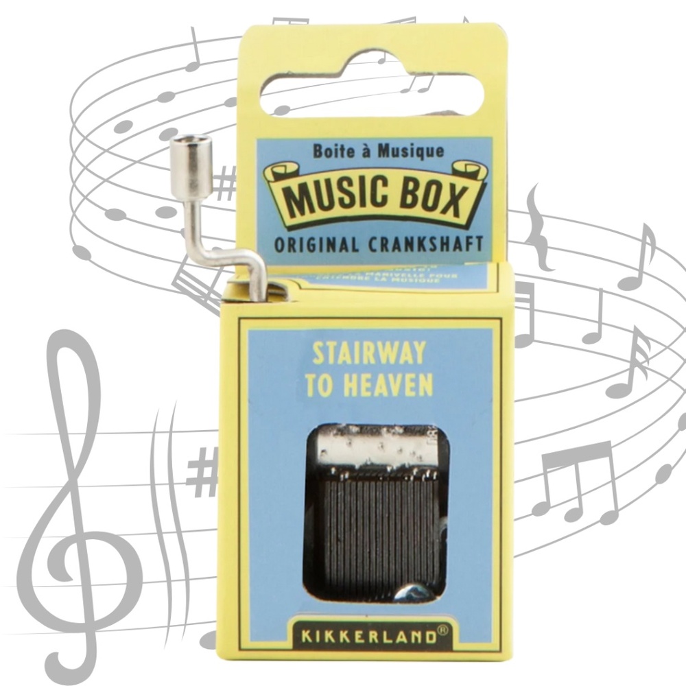 Stairway To Heaven Mini Music Box- Led Zeppelin- Kikkerland Design Inc
